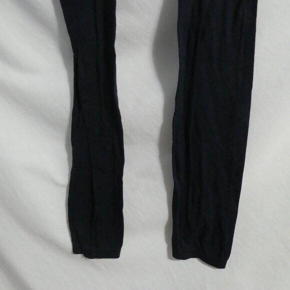 SWS - STREETWEAR SOCIETY | medium | Navy Leggings | Ribbed Waist and Bottom Hems - Picture 7 of 16